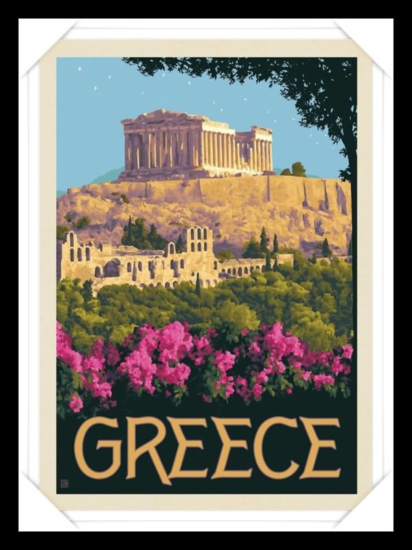 Poster Vintage Travel - Cod. 013 GREECE - Digital Download