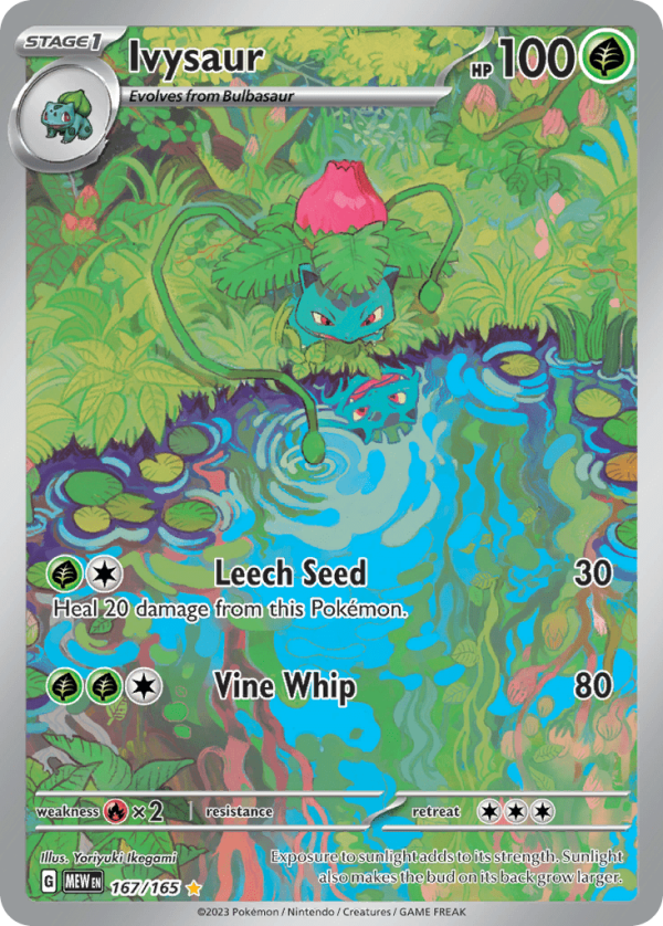 Ivysaur [Vine Whip | Poisonpowder] Illustration Rare | 167/165