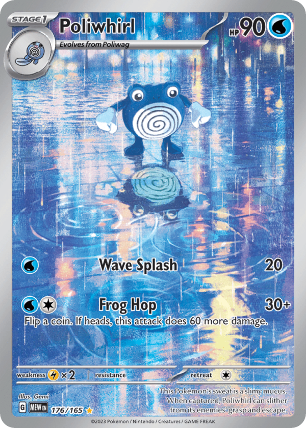 Poliwhirl [Amnesia | Doubleslap] Illustration Rare | 176/165