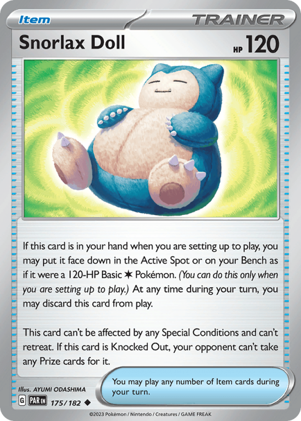 Snorlax Doll 175/182