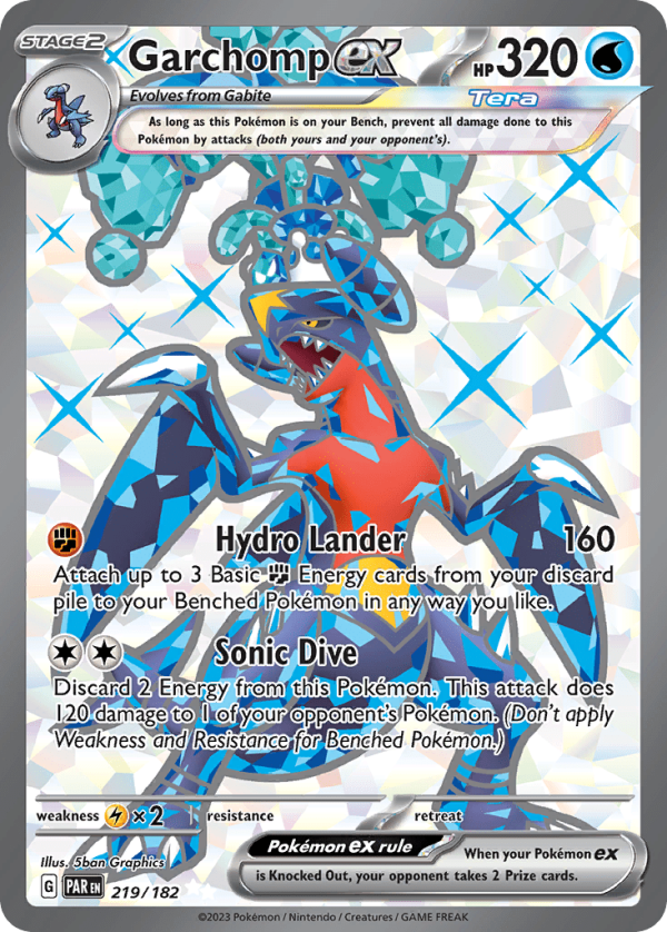 Garchomp ex Ultra Rare | 219/182