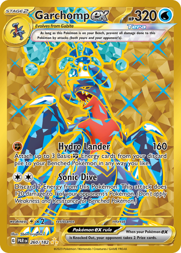 Garchomp ex Hyper Rare | 260/182