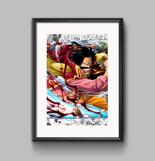 One Piece - Poster Stampabile Altissima Qualità - Rivendita Disponibile - GOL D. ROGER Cod.006