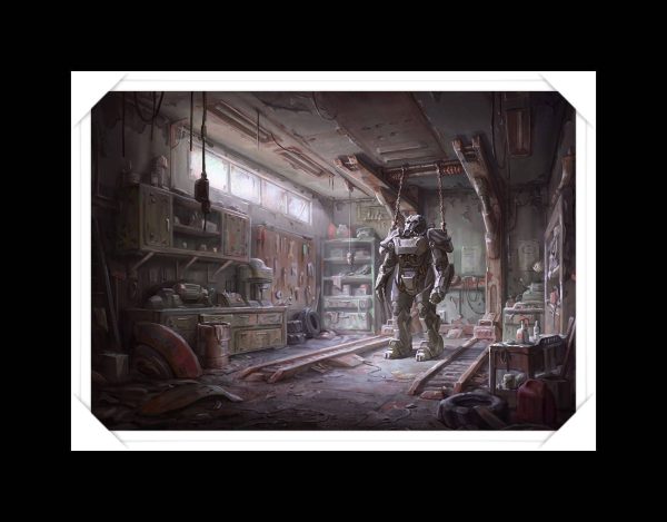 Poster A4 FALLOUT 4: Artwork - Esplora Wasteland con Questi Poster Artistici