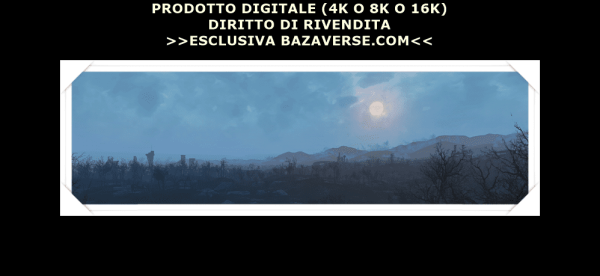 Fallout 4: Immagine Poster Digitale in 4K/8K per Uso Commerciale