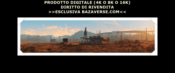 Fallout 4: Immagine Poster Digitale in 4K/8K per Uso Commerciale